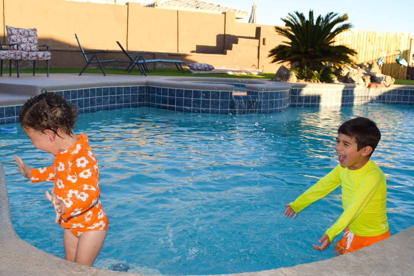Groovy Daisy Girls Swimsuit