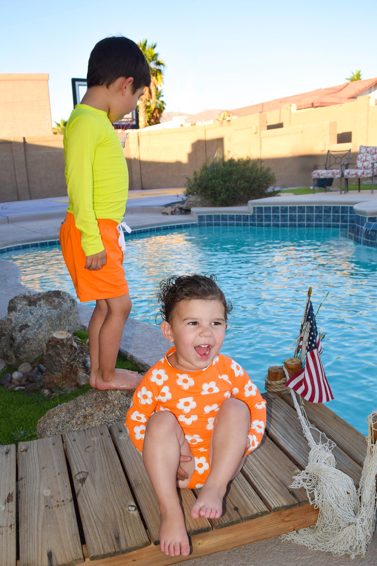 Groovy Daisy Girls Swimsuit