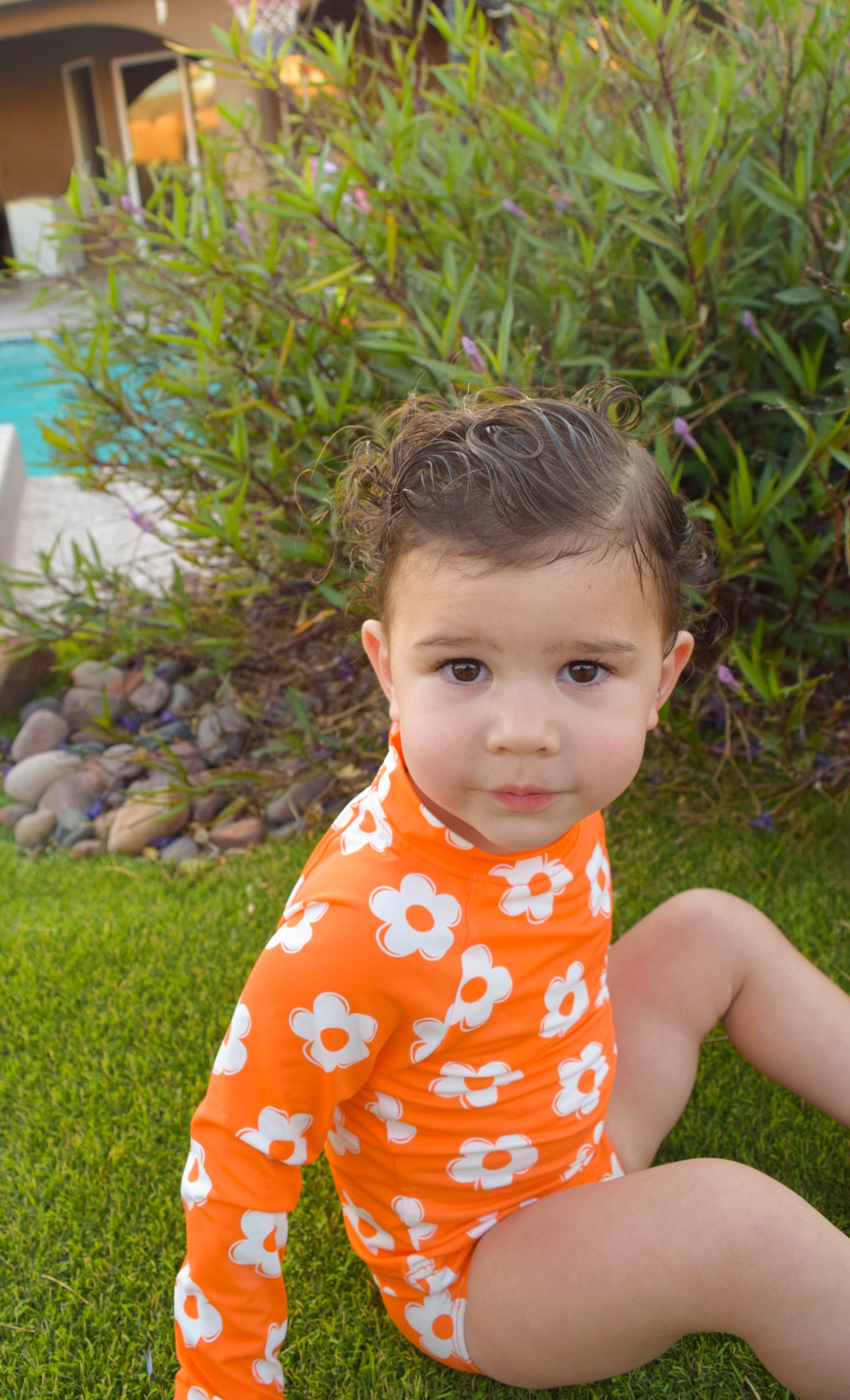 Groovy Daisy Girls Swimsuit