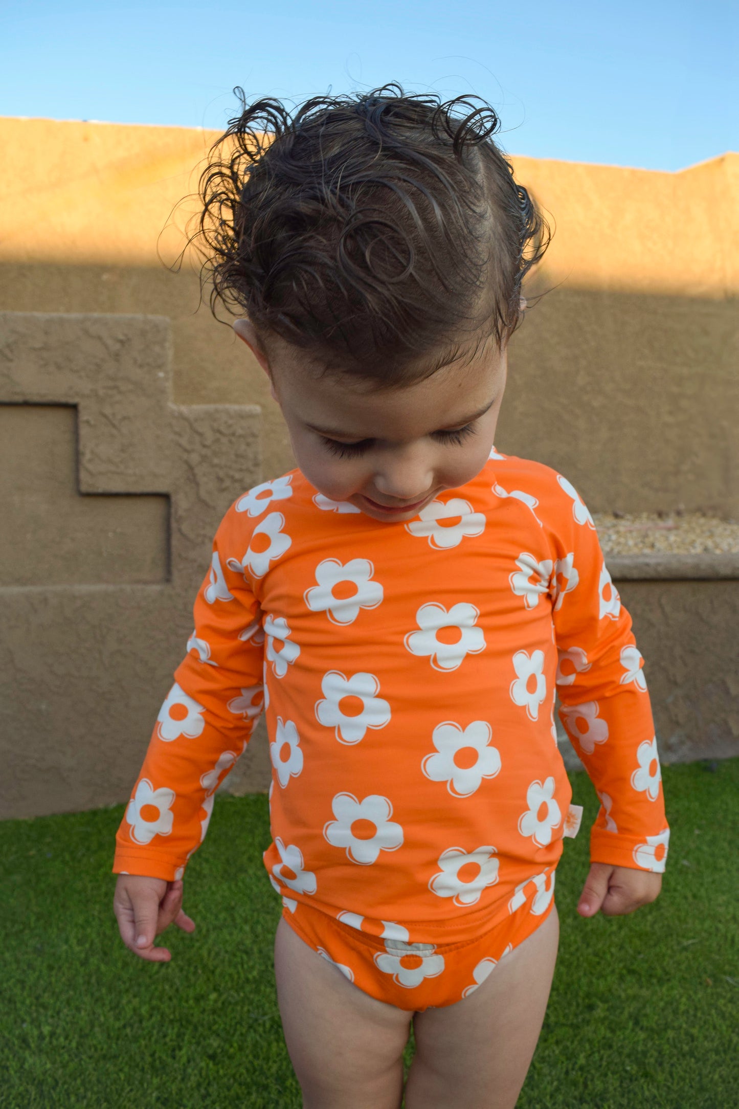 Groovy Daisy Girls Swimsuit