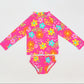 Neon Garden Girls Swimsuit