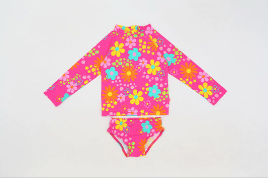 Neon Garden Girls Swimsuit